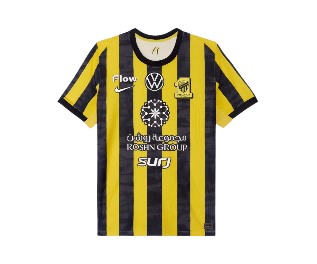 Al Ittihad Home Authentic Jersey 2025/2026
